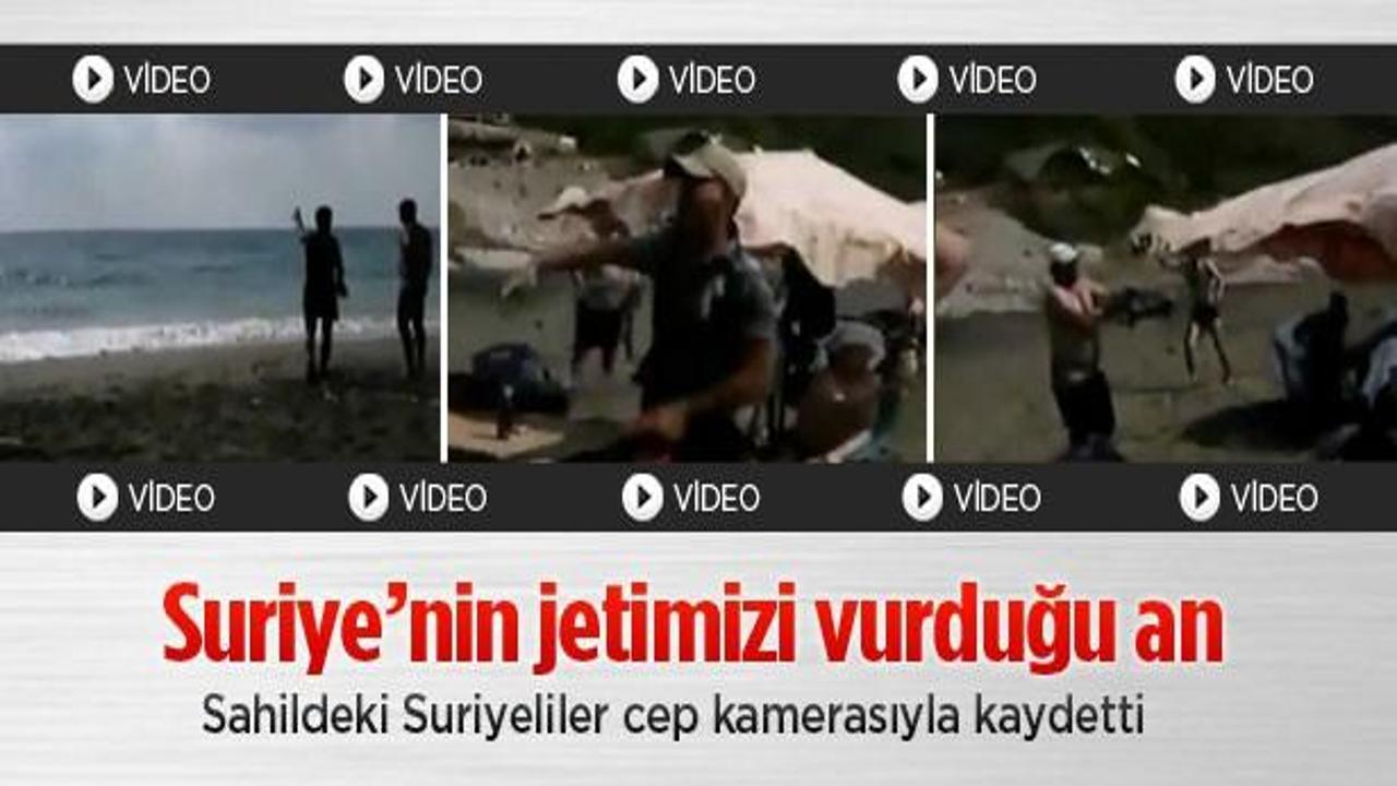 İşte Türk jetinin vurulma anı VİDEO
