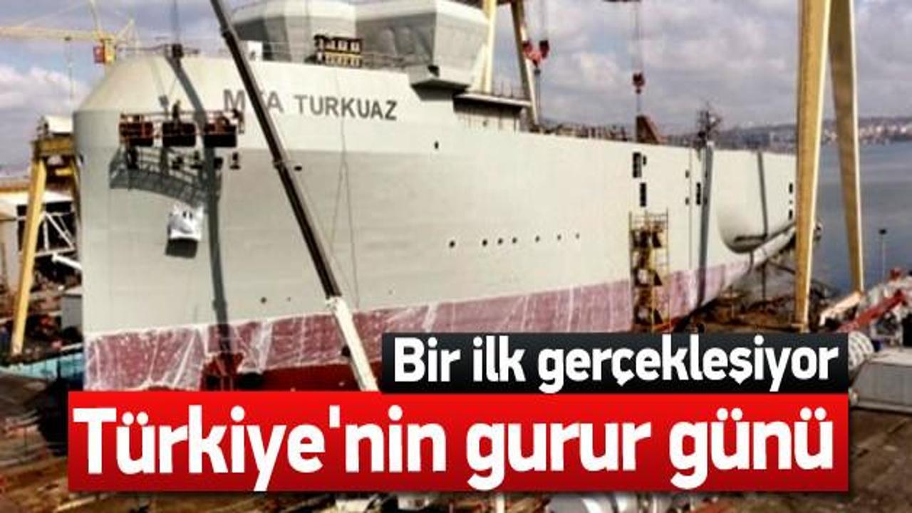 İşte Türkiye'nin ilk yerli petrol arama gemisi