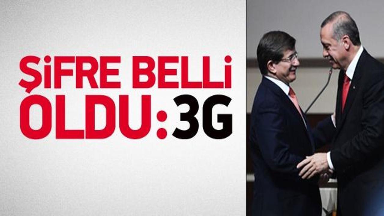 İşte yeni Türkiye'nin yeni şifresi: 3G