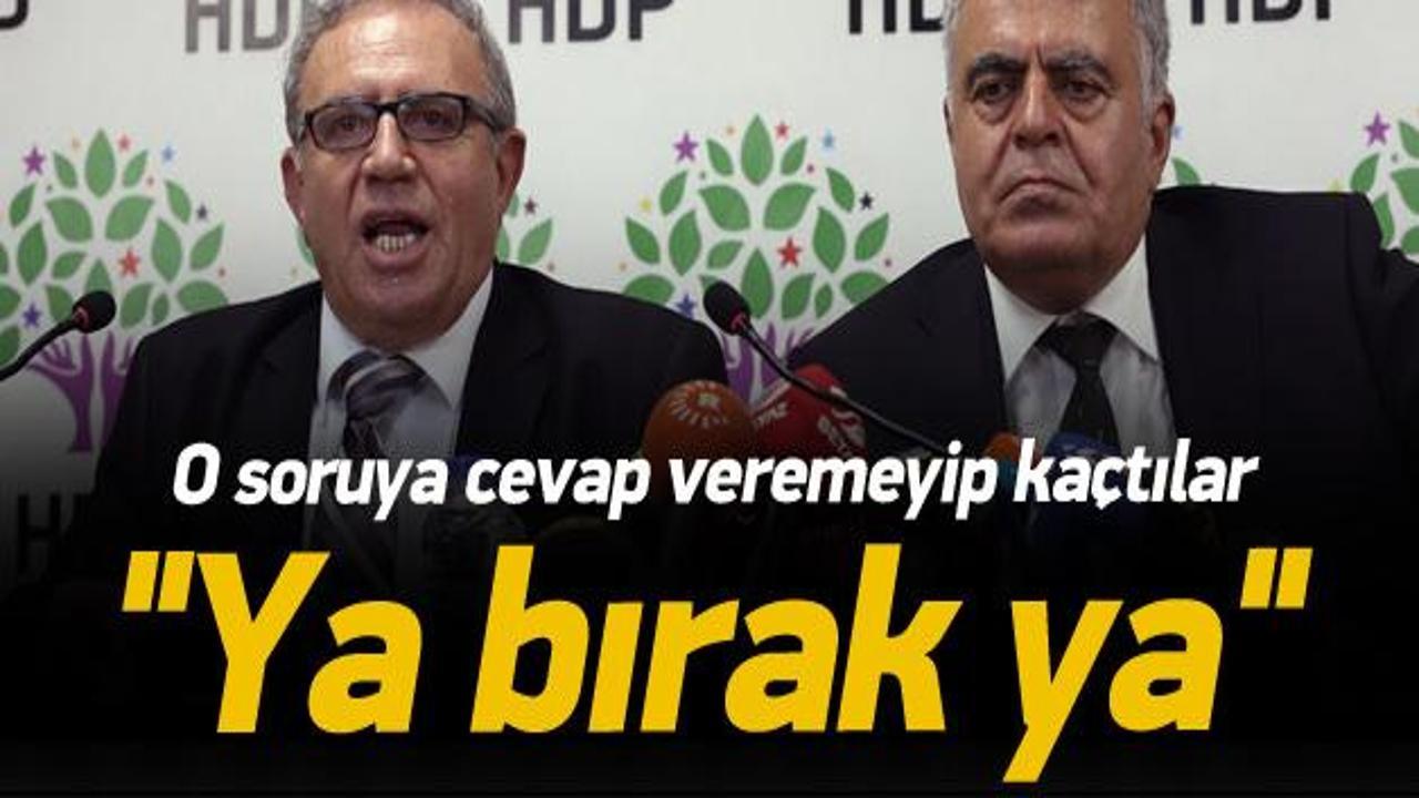 İstifa eden HDP'li bakanlara PKK sizce ne sorusu