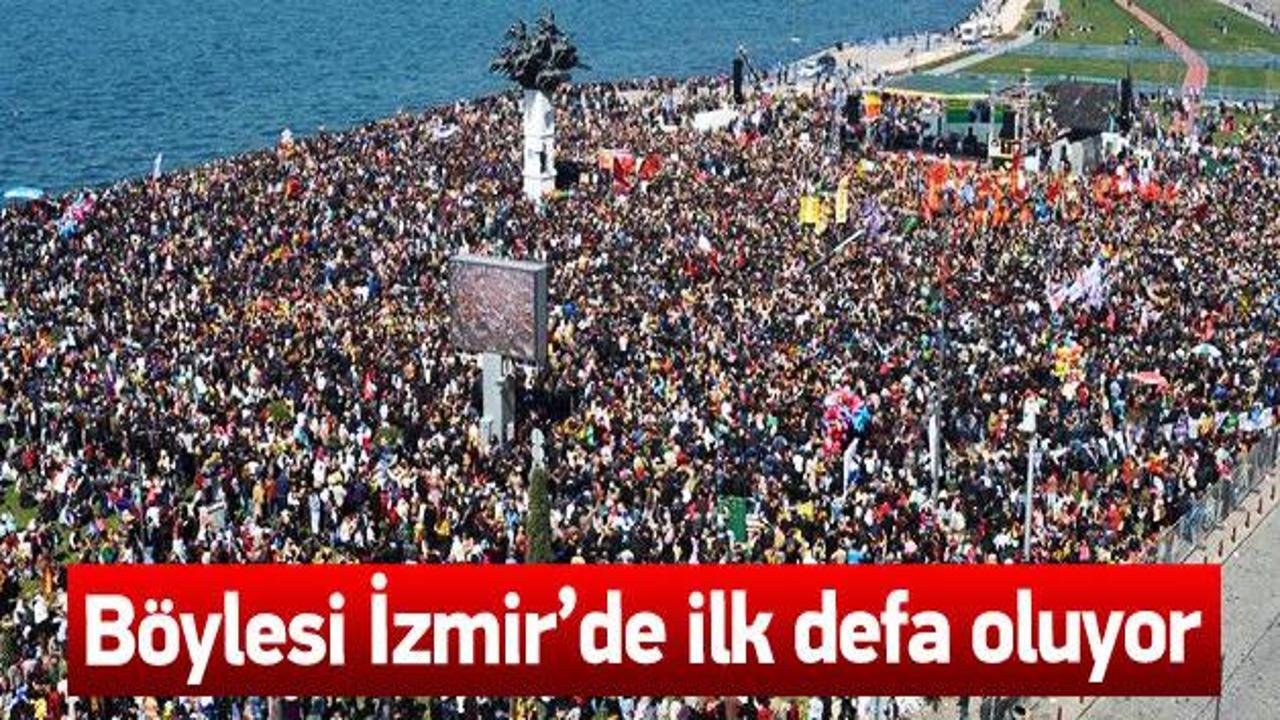 İzmir Gündoğdu'da ilk Nevruz kutlaması
