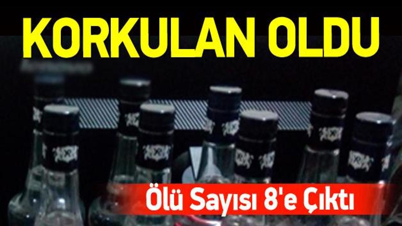 İzmir'de sahte içkiden ölenlerin sayısı 8'e çıktı