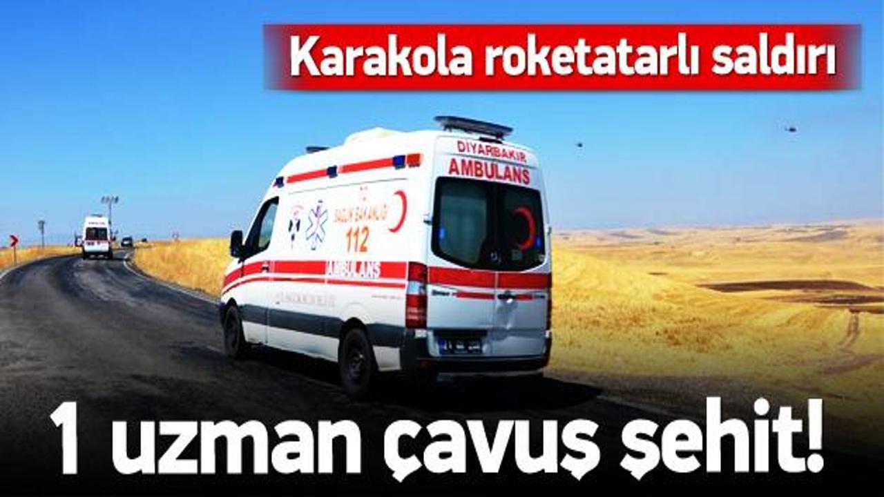 Jandarma karakoluna hain saldırı: 1 şehit