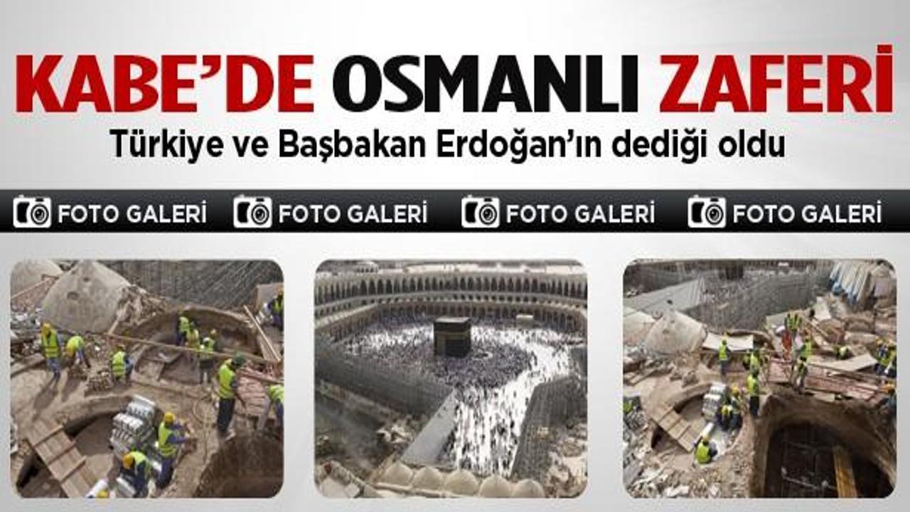 Kabe'de Osmanlı revakları kurtarıldı