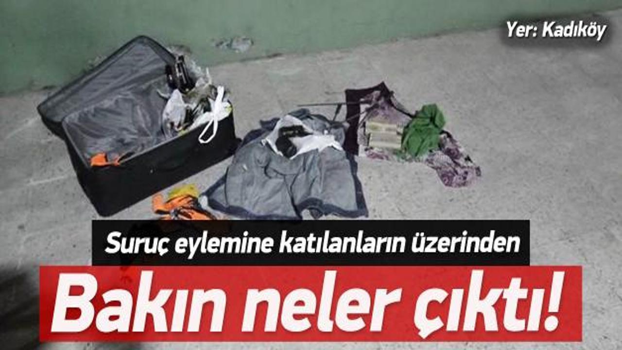 Kadıköy'de bavuldan bomba çıktı