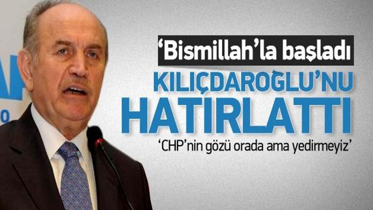 Kadir Topbaş 'Bismillah' dedi başladı