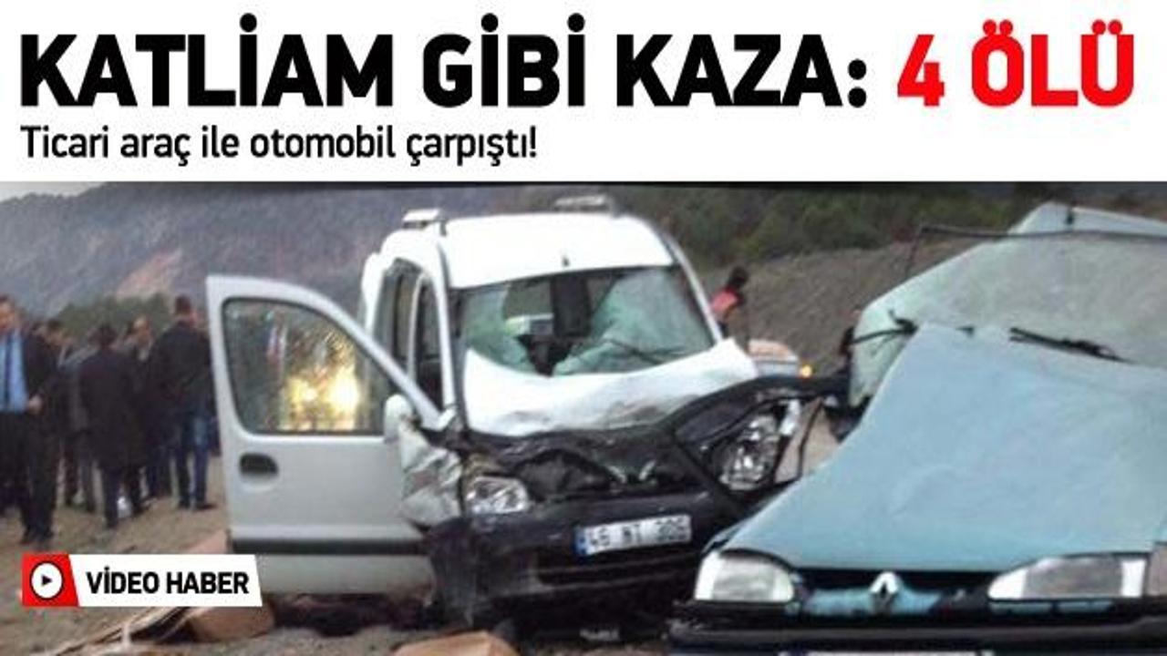 Kahramanmaraş'ta feci kaza: 4 &ouml;l&uuml;, 6 yaralı
