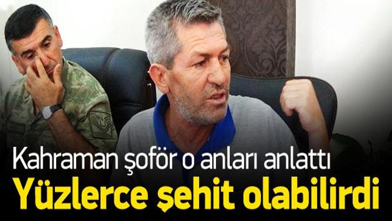 Karakolu kurtaran kahraman şof&ouml;r o anı anlattı