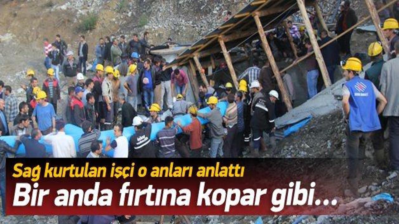 Karaman'daki madende yaşanan dehşeti anlattı