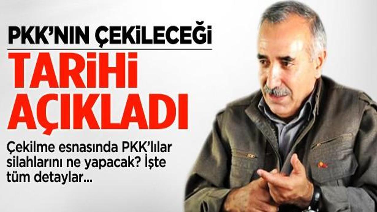 Karayılan PKK'nın çekileceği tarihi açıkladı