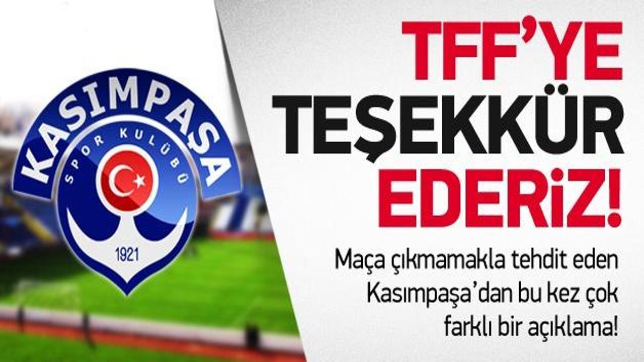 Kasımpaşa'dan TFF'ye çok ilginç cevap!