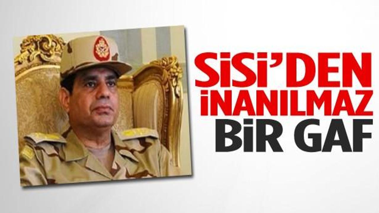 Katliamcı General Sisi'den inanılmaz gaf