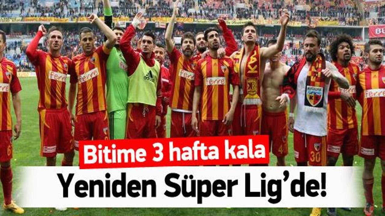 Kayserispor yeniden Süper Lig'de!