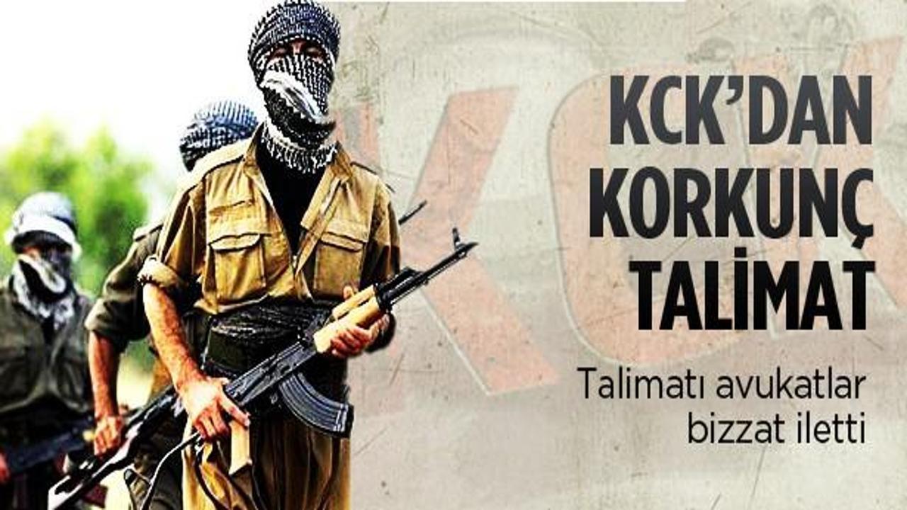 KCK'dan 'kendinizi yakın' talimatı