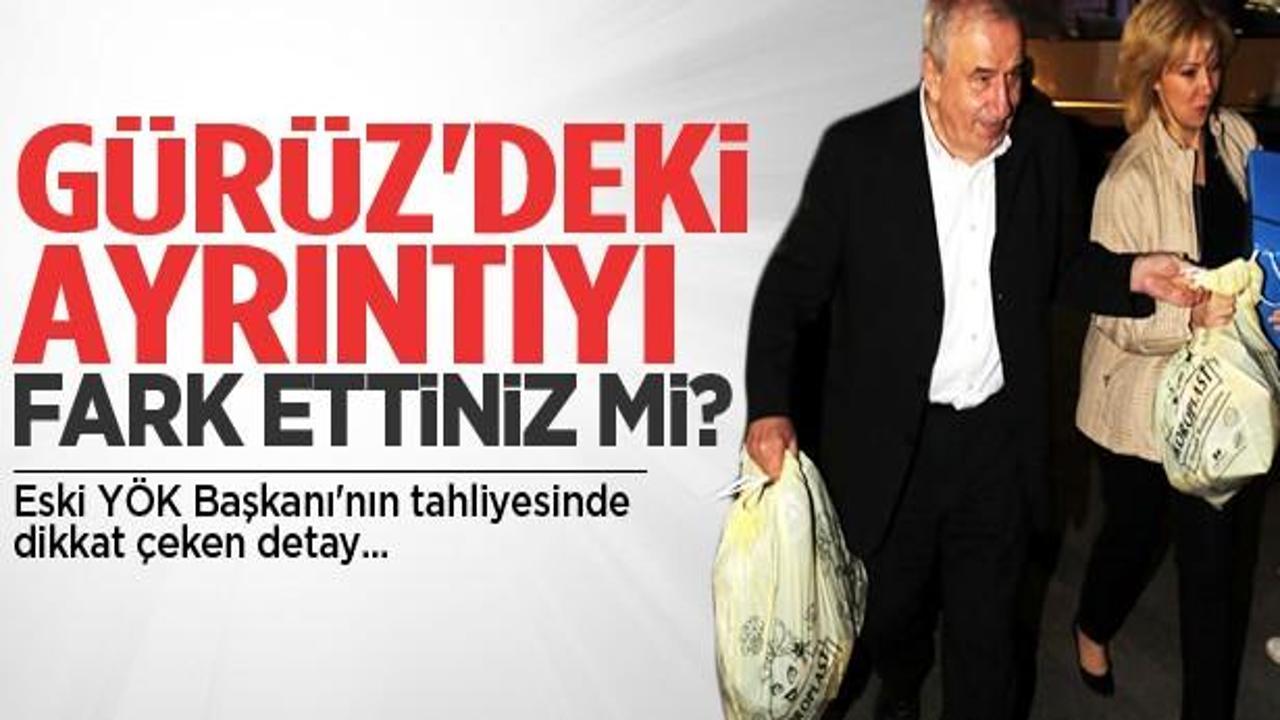 Kemal G&uuml;r&uuml;z, &ccedil;&ouml;p torbasıyla tahliye oldu