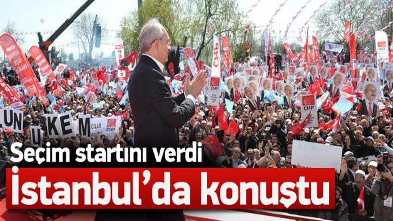 Kemal Kılıçdaroğlu'nun Kartal mitingi