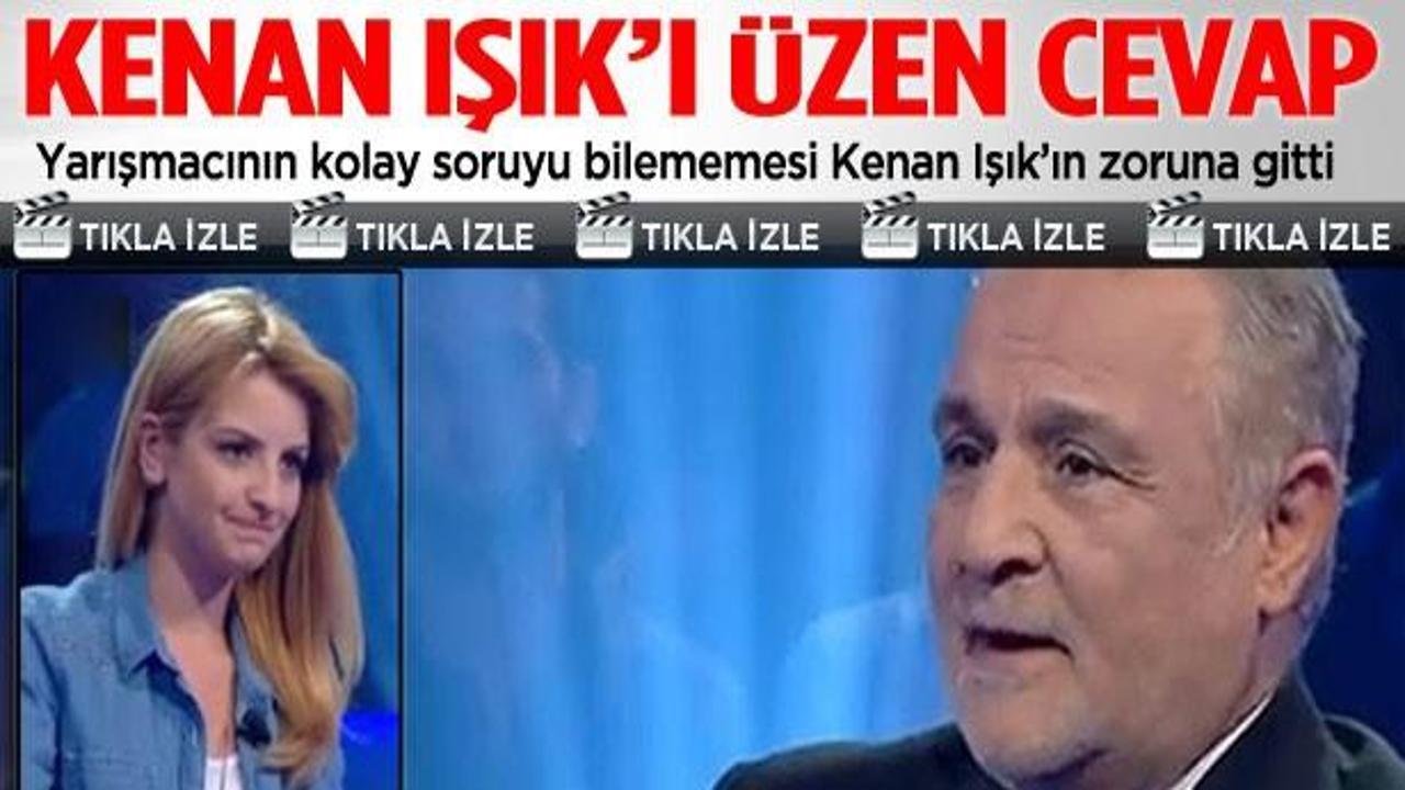 Kenan Işık bu yanlışa çok üzüldü