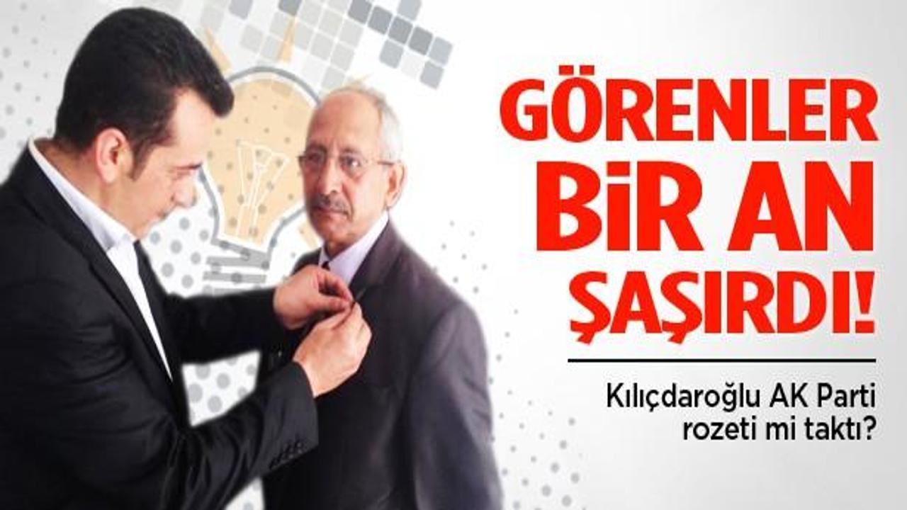 Kılıçdaroğlu, AK Parti rozeti mi taktı?