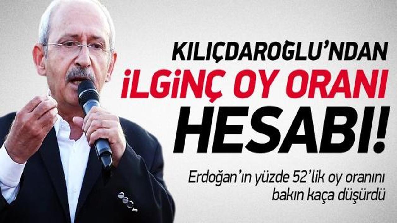 Kılıçdaroğlu: Erdoğan yüzde 38'in Cumhurbaşkanı