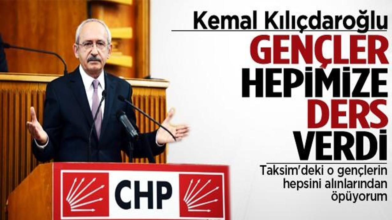 Kılıçdaroğlu: Gençler hepimize ders verdi