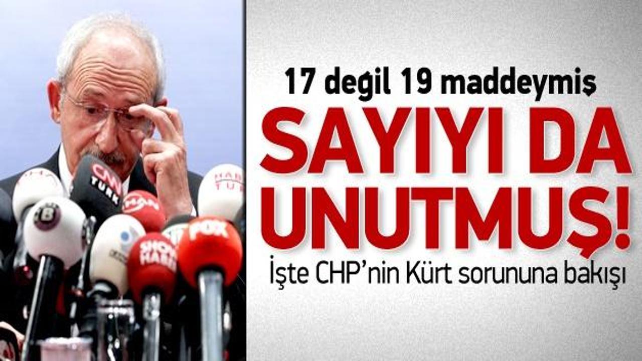 Kılıçdaroğlu sayısını da bilmiyormuş!