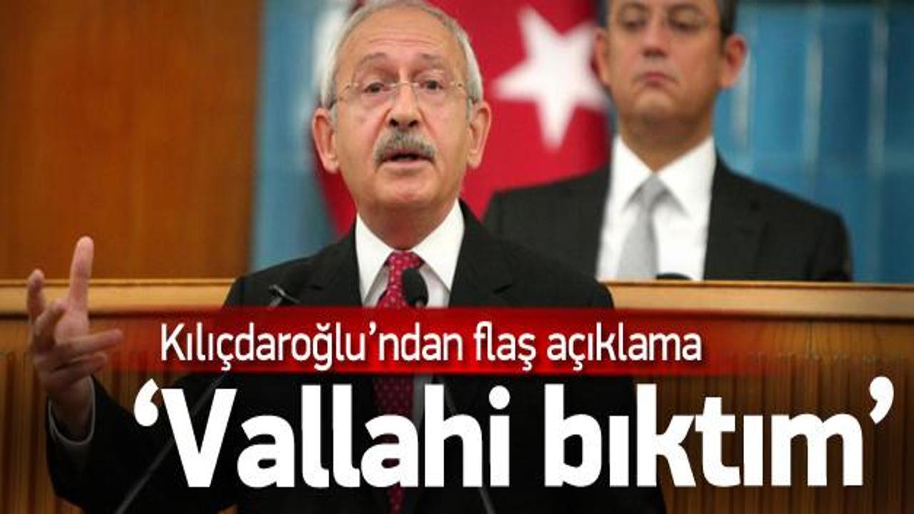 Kılıçdaroğlu: Vallahi dedikodudan bıktım