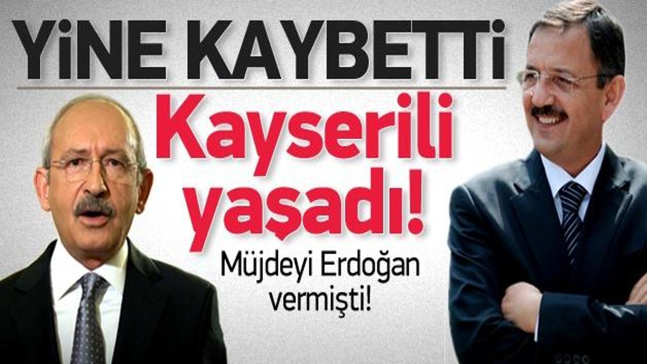Kılıçdaroğlu'na Kayseri'den kötü haber