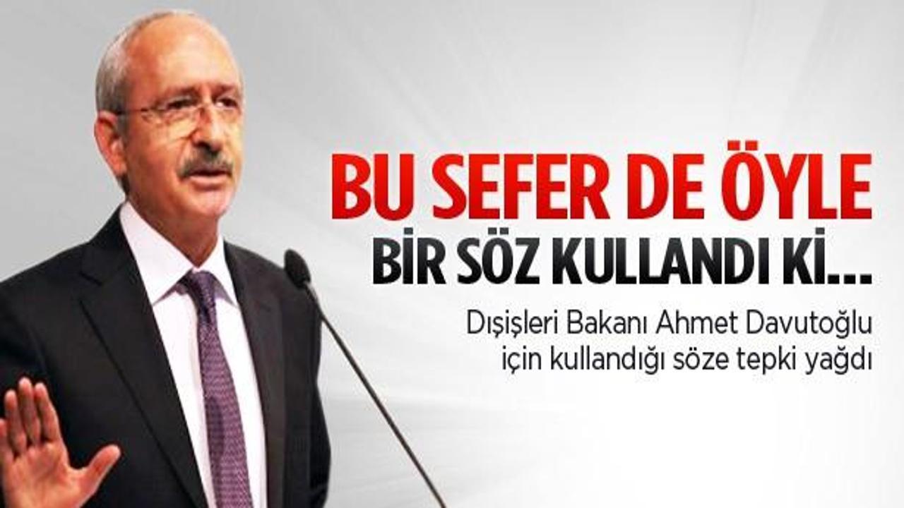 Kılıçdaroğlu'ndan Davutoğlu'na seviyesiz sözler