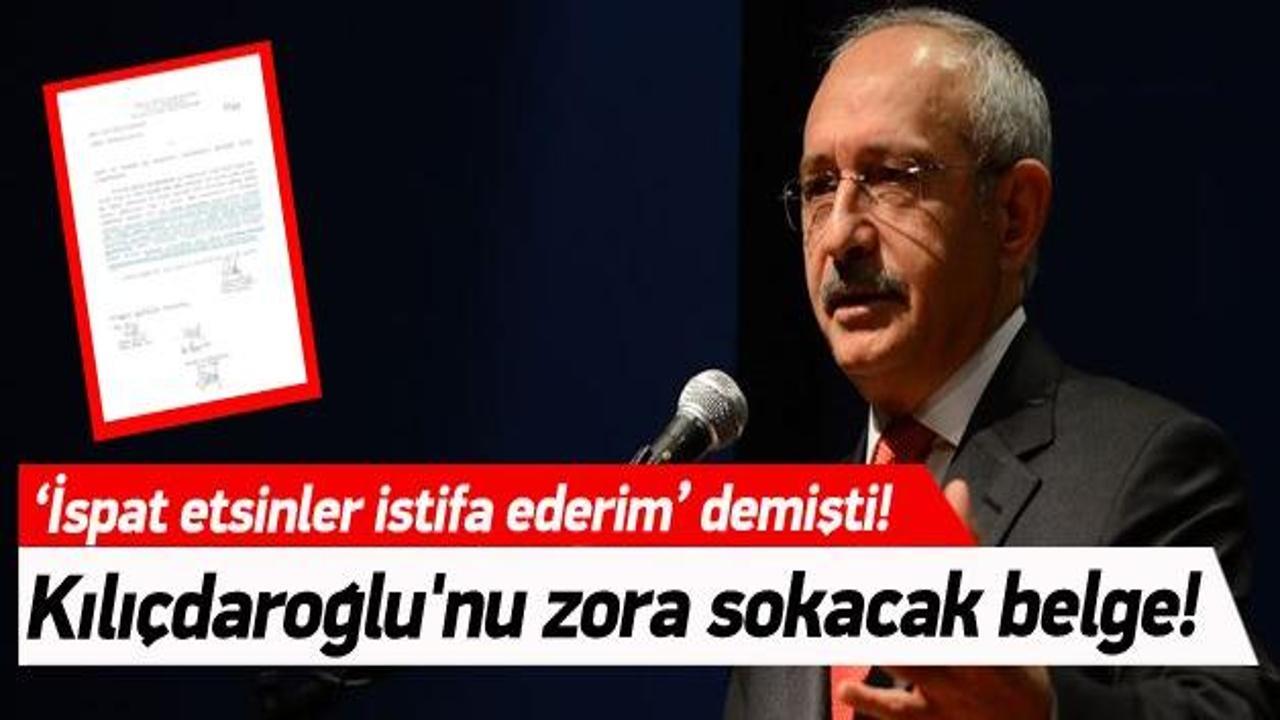 Kılıçdaroğlu'nu zora sokacak belge!