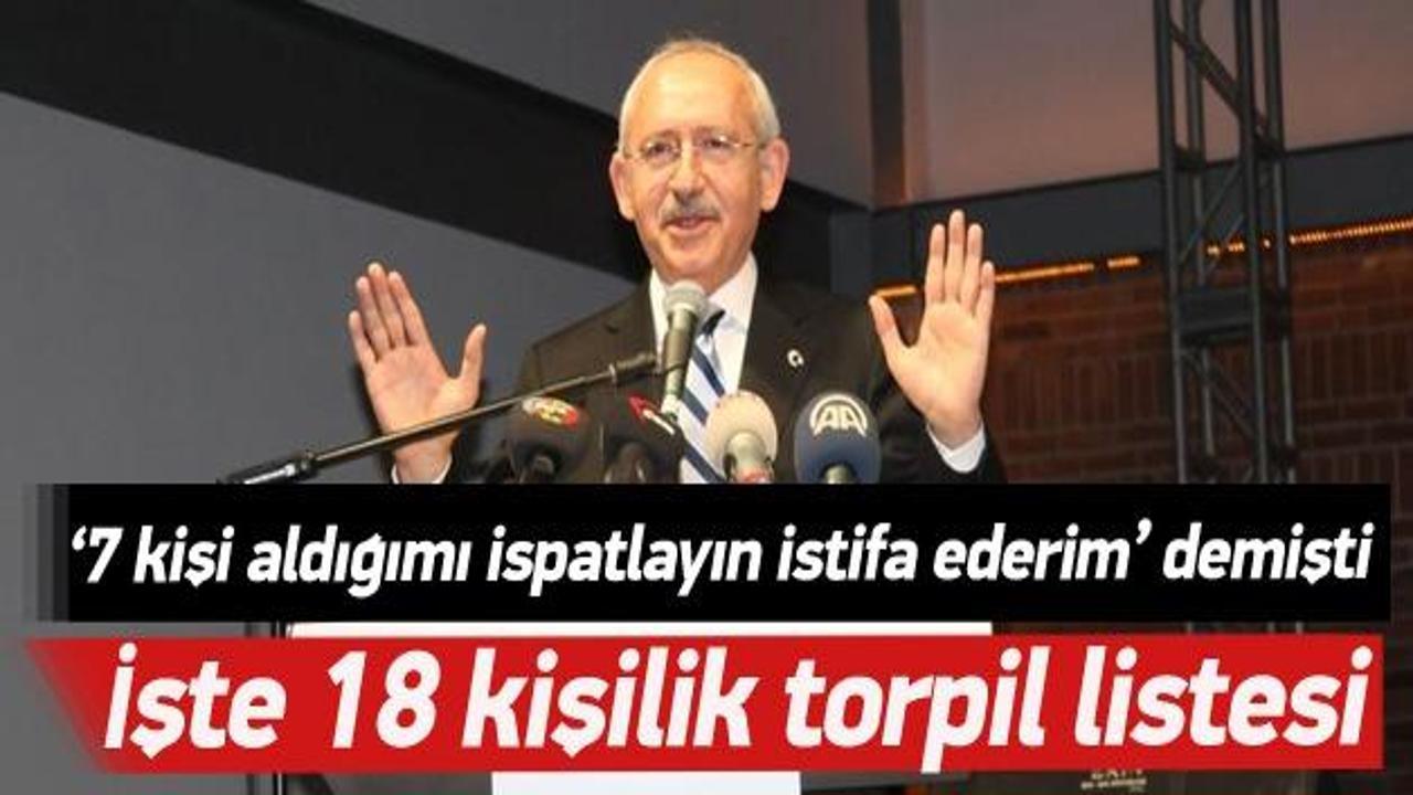 Kılıçdaroğlu'nun torpil listesi deşifre oldu