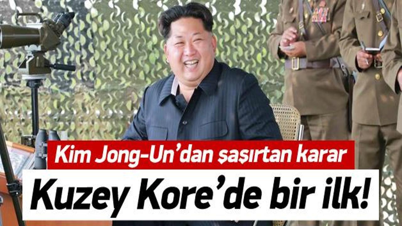 Kim jong-un izin verdi! Kuzey Kore'de bir ilk! 