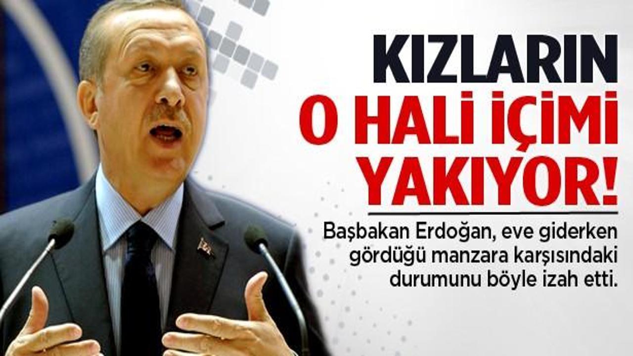 Kızların o hali Erdoğan'ın içini acıtıyor
