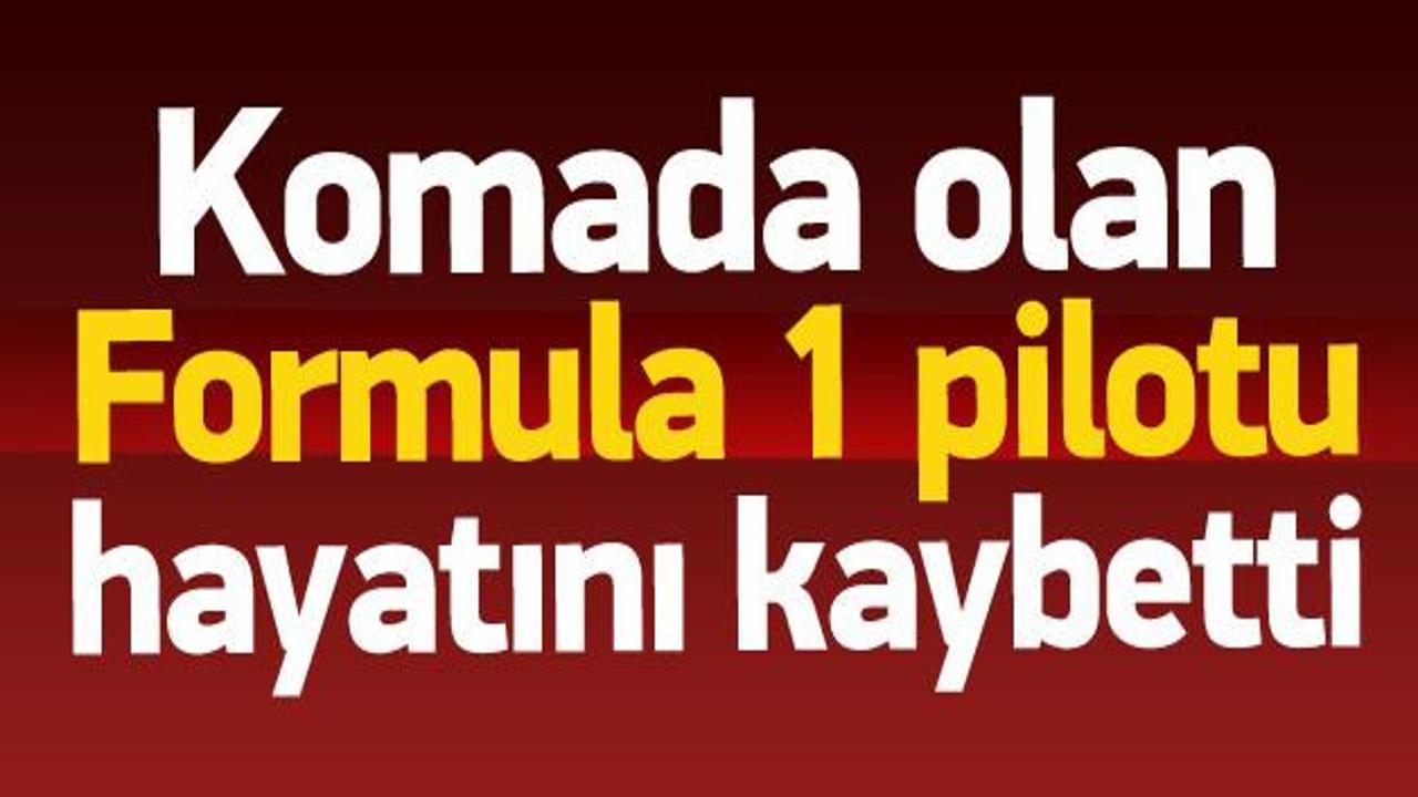 Komada olan Formula 1 pilotu &ouml;ld&uuml;