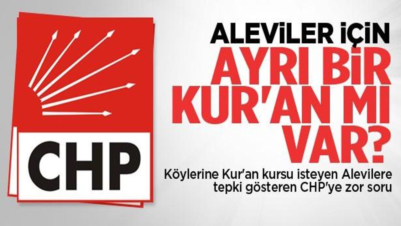 Köylerine Kur'an kursu isteyen Alevilere CHP'den tepki