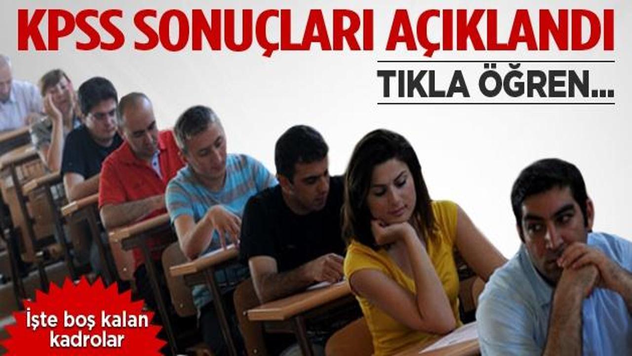 KPSS 2. yerleştirme sonuçları açıklandı
