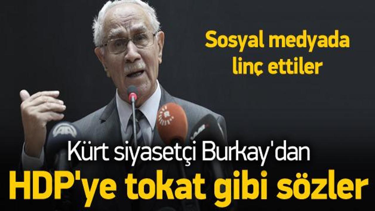 Kürt siyasetçiden HDP'ye tokat gibi sözler