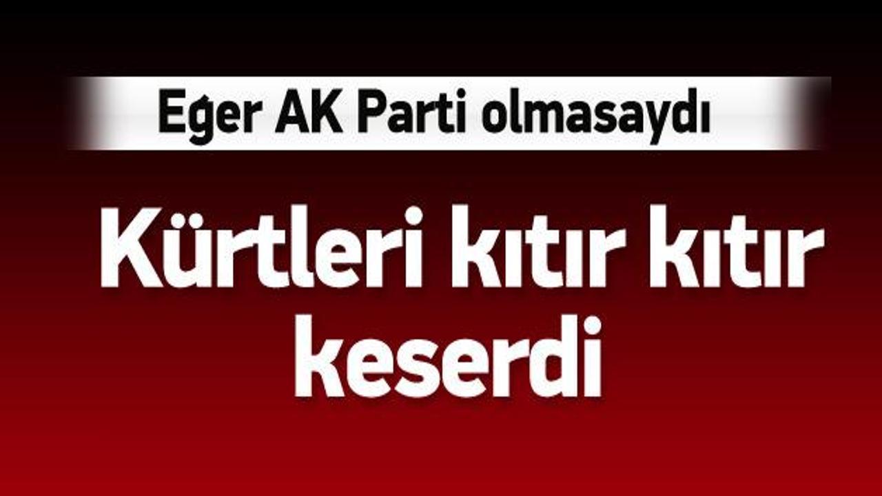 Kurtulmuş: AK Parti olmasaydı Kürtleri keserlerdi