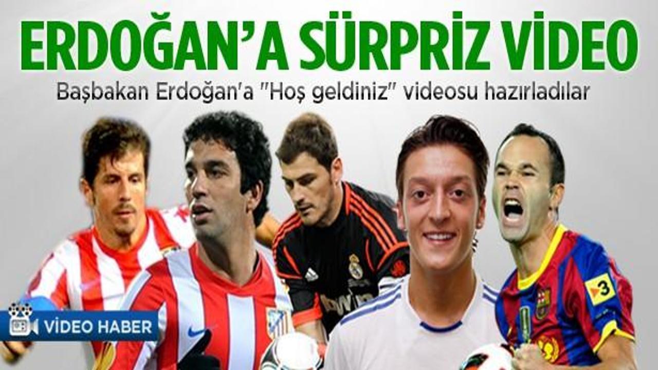 La Liga'nın yıldızlarından Erdoğan'a 'Hoşgeldin' videosu