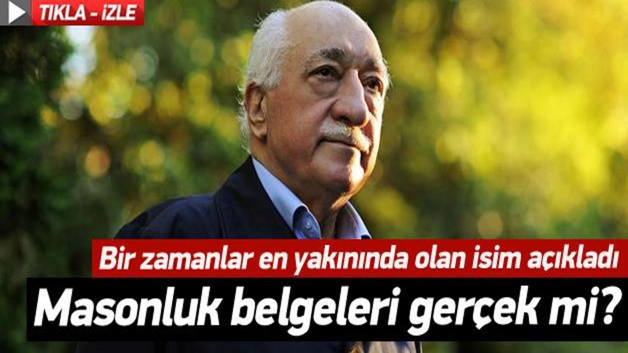 Latif Erdoğan: Gülen'in masonluk belgeleri gerçek