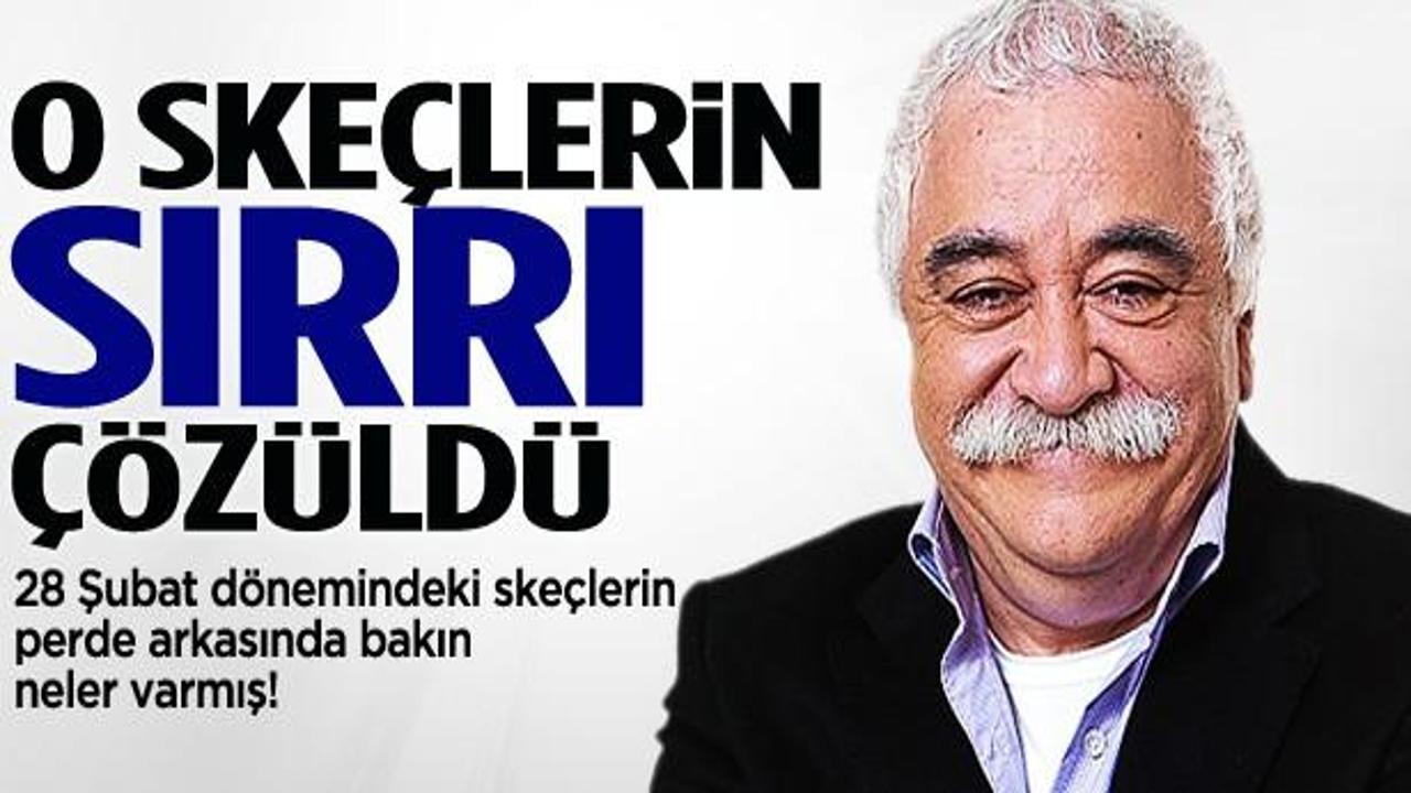 Levent Kırca'nın o skeçlerinin sırrı çözüldü