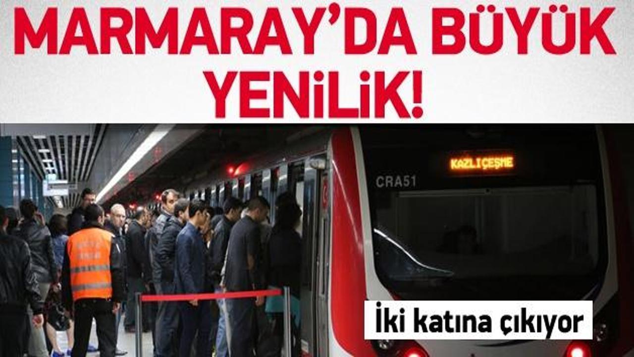 Marmaray'da büyük yenilik!