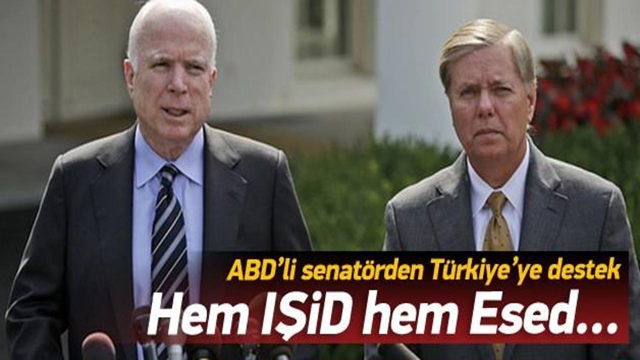 McCain'den Türkiye'ye destek