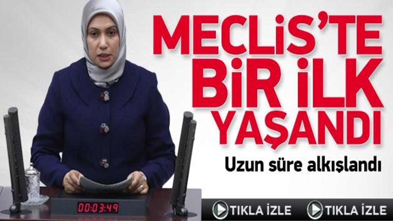 Meclis'te bir ilk daha yaşandı