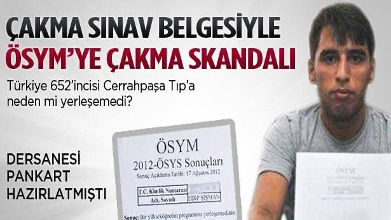 Habertürk'ü kandırdı ama ÖSYM yutmadı!