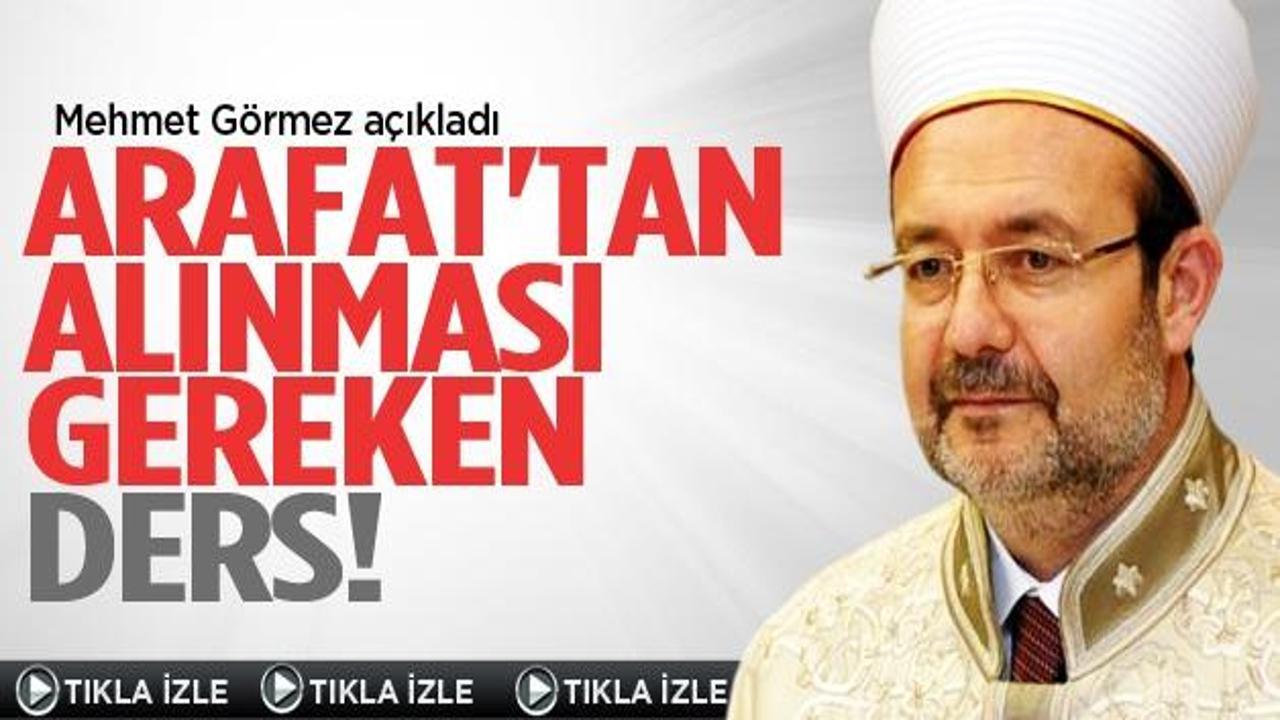 Mehmet Görmez'den müslümanlar için dua