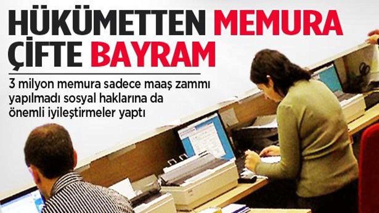 Memurun maaş dışında iyileştirilen hakları