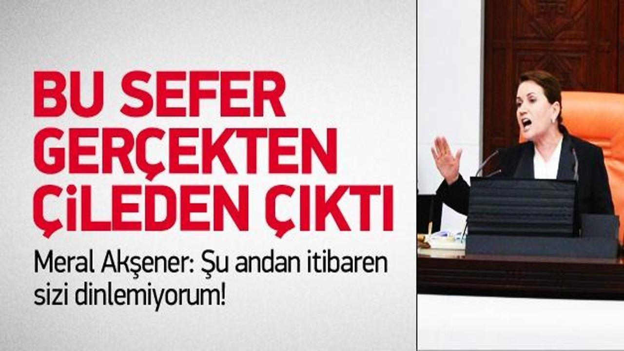 Meral Akşener'den Kamer Gen&ccedil;'e sert tepki