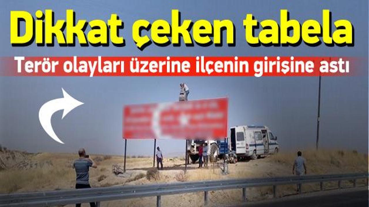 Mersin'de dikkat çeken tabela!