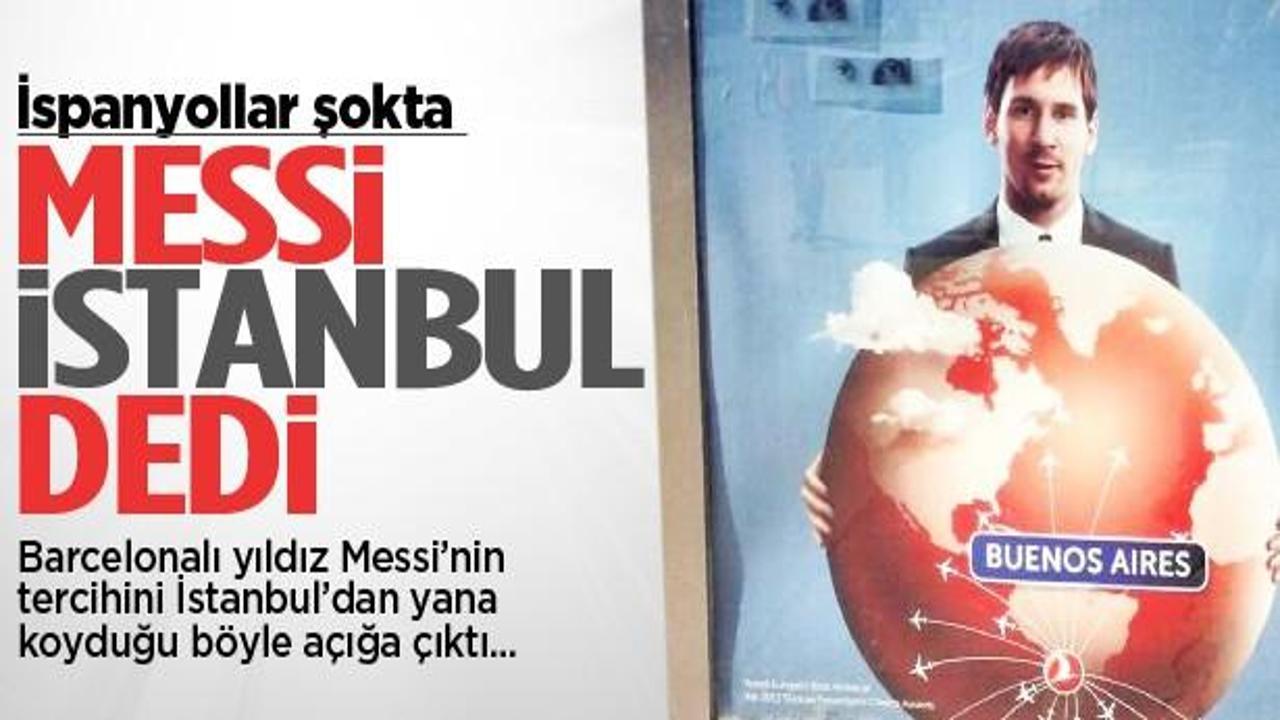 Messi'nin Olimpiyat tercihi İstanbul oldu