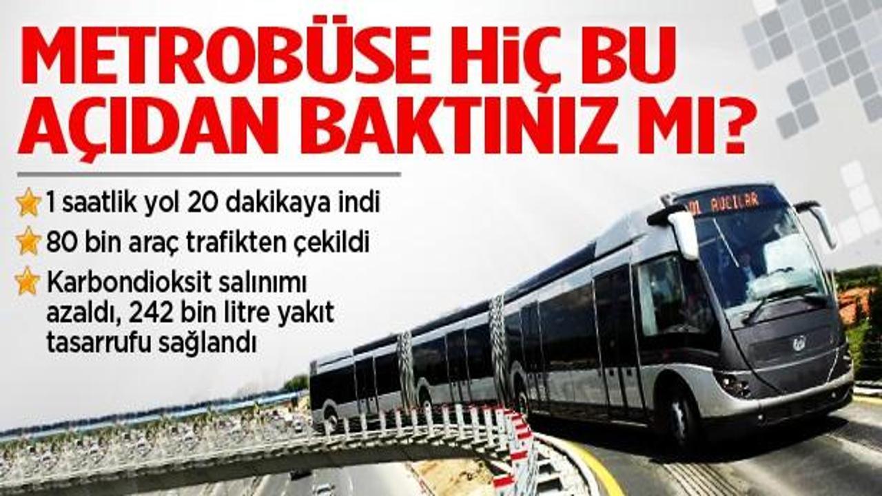 Metrobüse hiç bu açıdan baktınız mı?